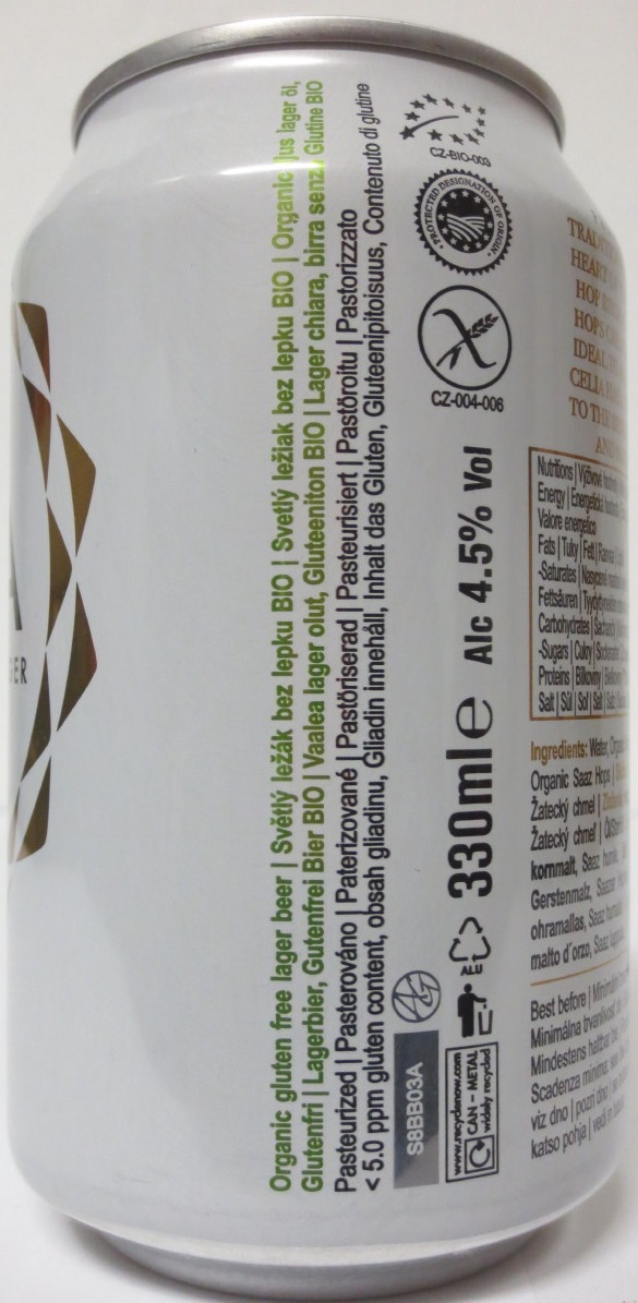 ORGANIC CELIA PREMIUM CZECH LAGER EXPORT (33cl) (B/O) č.2