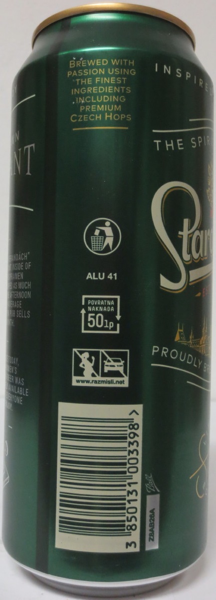 Staropramen BREWERY (50cl) (B/O) č.2