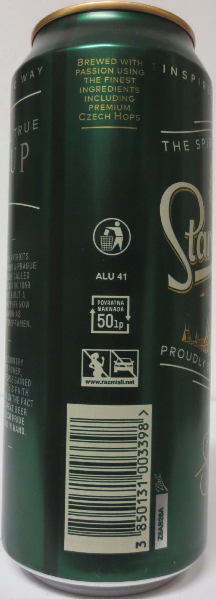 Staropramen BREWERY (50cl) (B/O) č.6