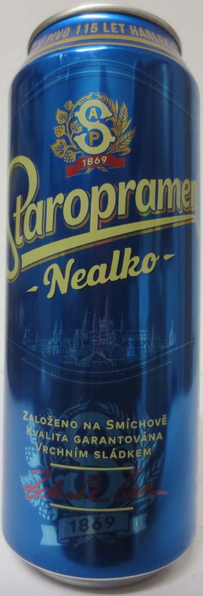 Staropramen NEALKO 6 cans HARLEY (50cl) (B/O) č.1