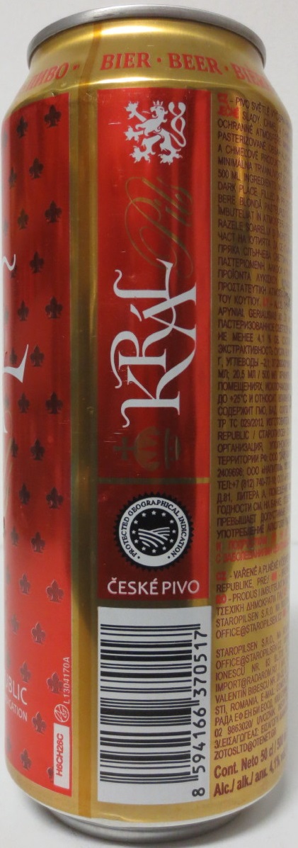 KRÁL Pils (50cl) (B/O)
