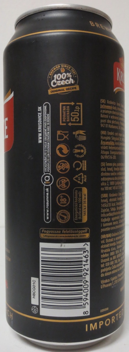 KRUŠOVICE ČERNÉ (50cl) (B/O) č.4