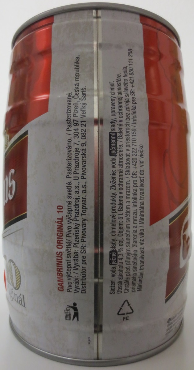 Gambrinus 10 Original (5L) č.3