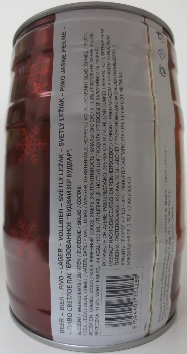 Budweiser Budvar Czech Premium Lager č.4