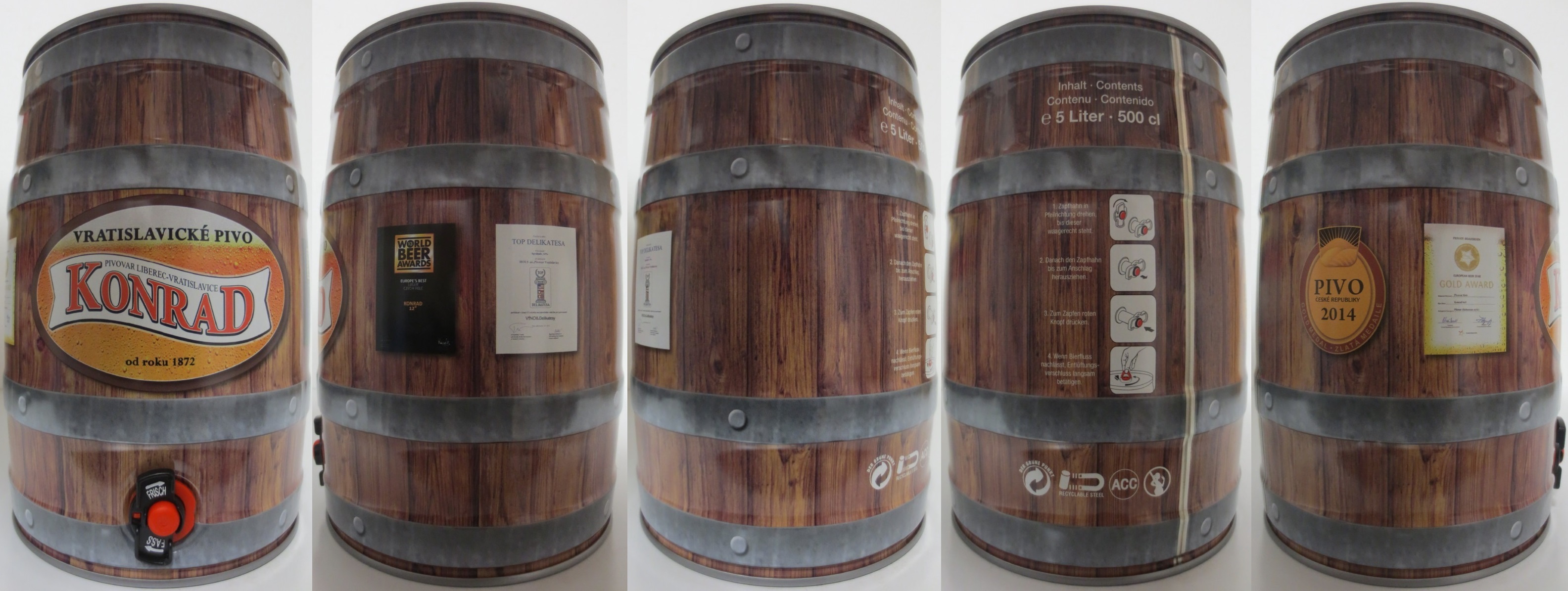 VRATISLAVICKÉ PIVO KONRAD od roku 1872 (5L) č.1 