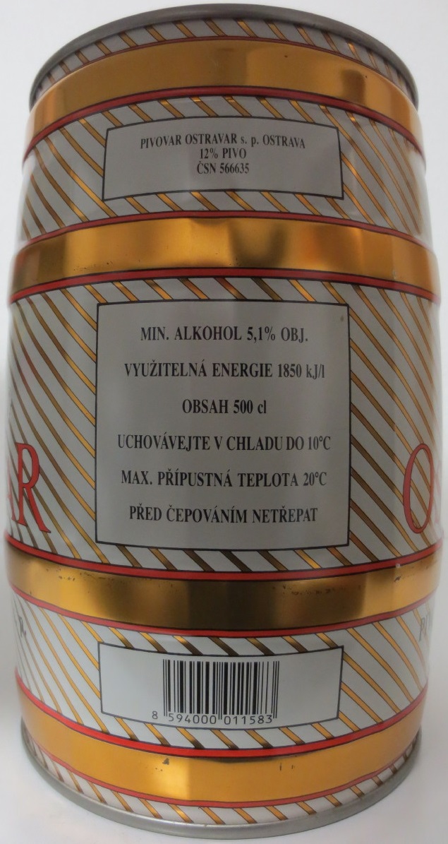 OSTRAVAR PIVOVAR OSTRAVAR s.p. OSTRAVA č.2