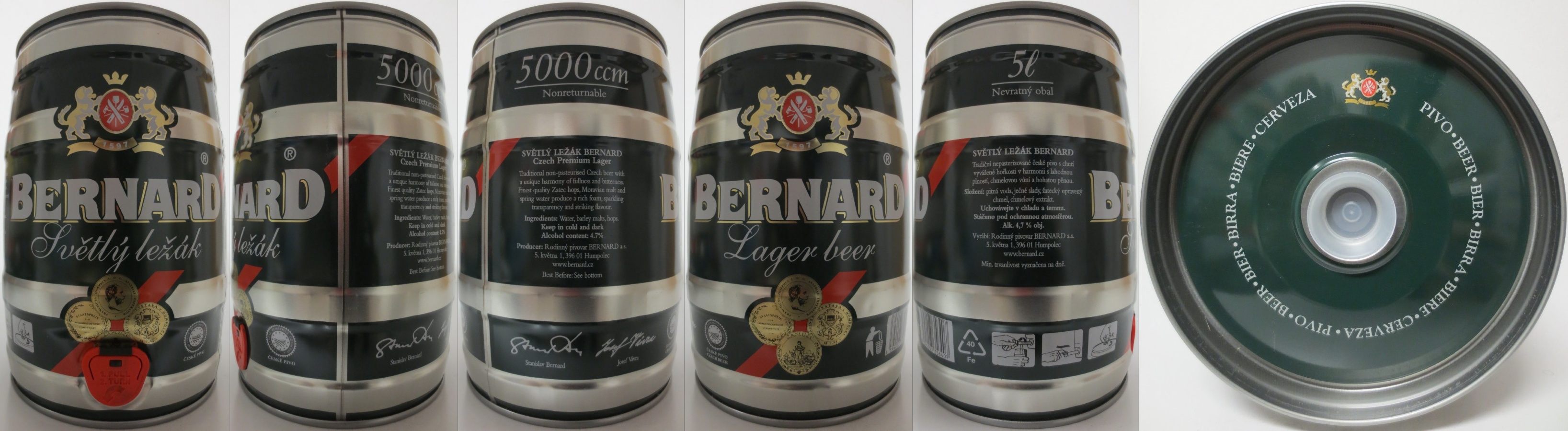 BERNARD Světlý ležák (5L) č.3a 