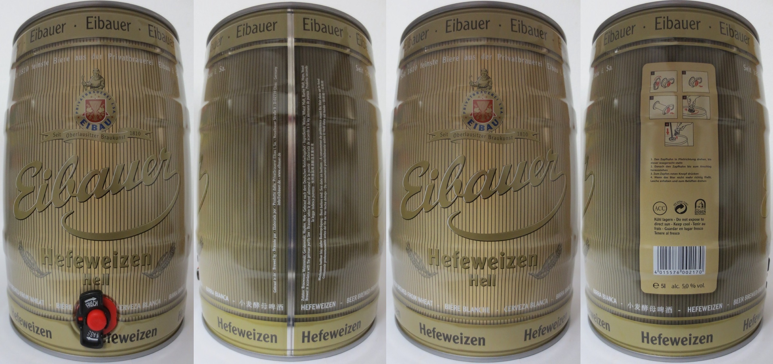 Eibauer Hefeweizen Hell (5L) Nr.1 