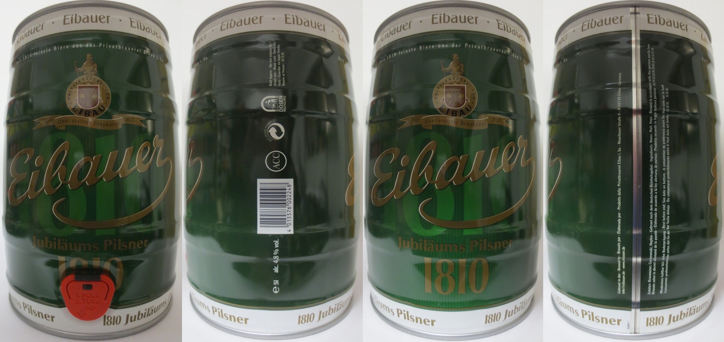 Eibauer Jubiläums Pilsner 1810 (5L) Nr.1 