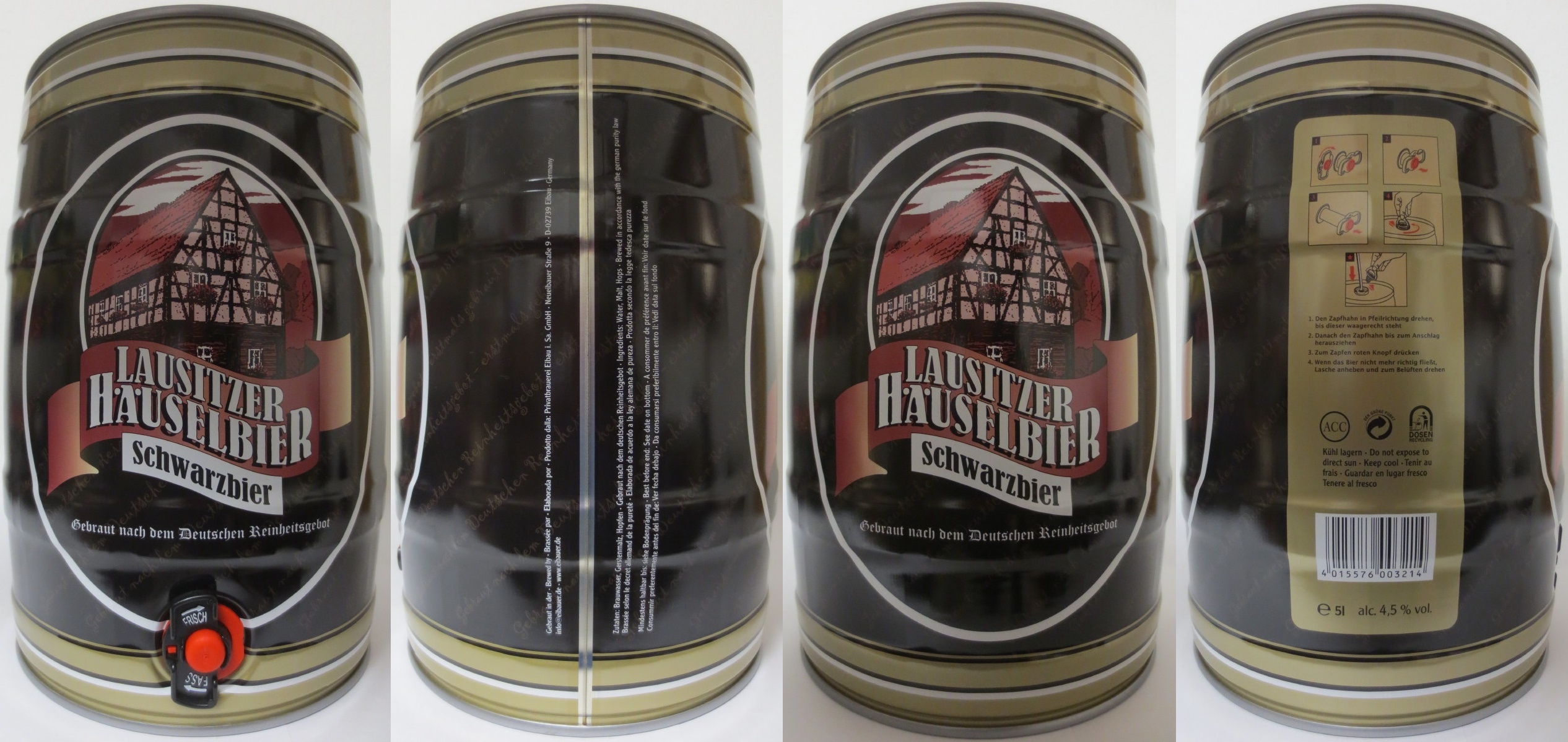 LAUSITZER HÄUSELBIER Schwarzbier (5L) Nr.1