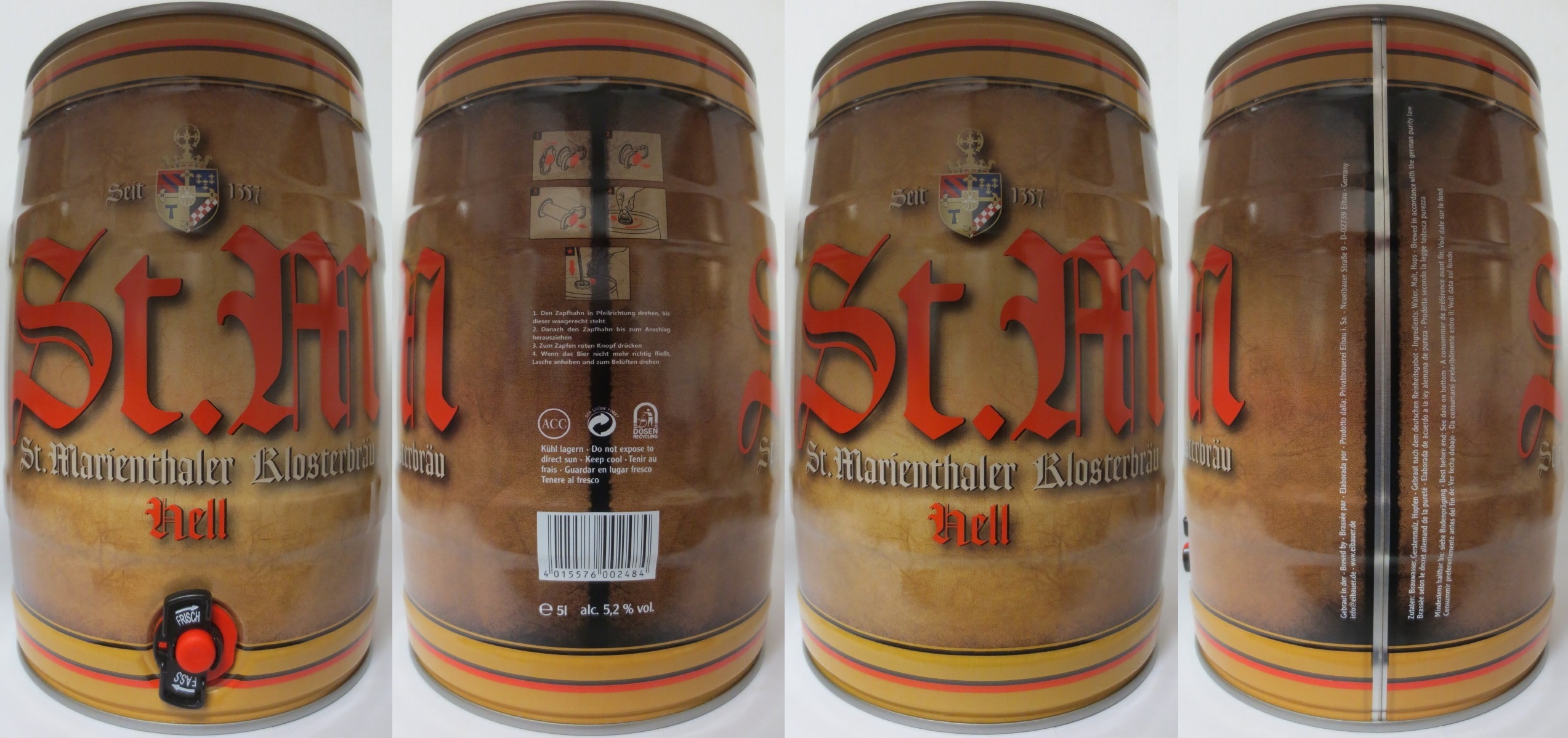 St.M St. Marienthaler Klosterbräu hell (5L) Nr.1