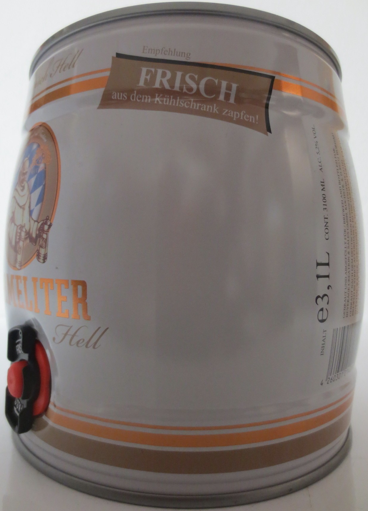 KARMELITER Hell Bayrisches Hell (3,1L) Nr.1