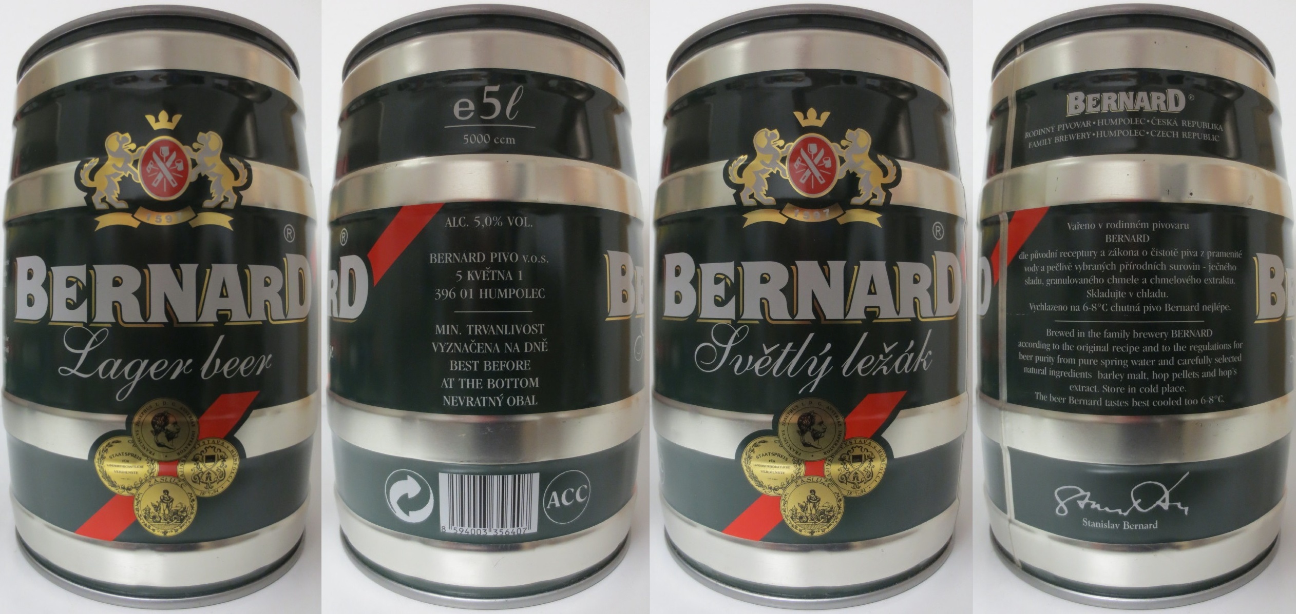 BERNARD Světlý ležák (5L) č.1bb