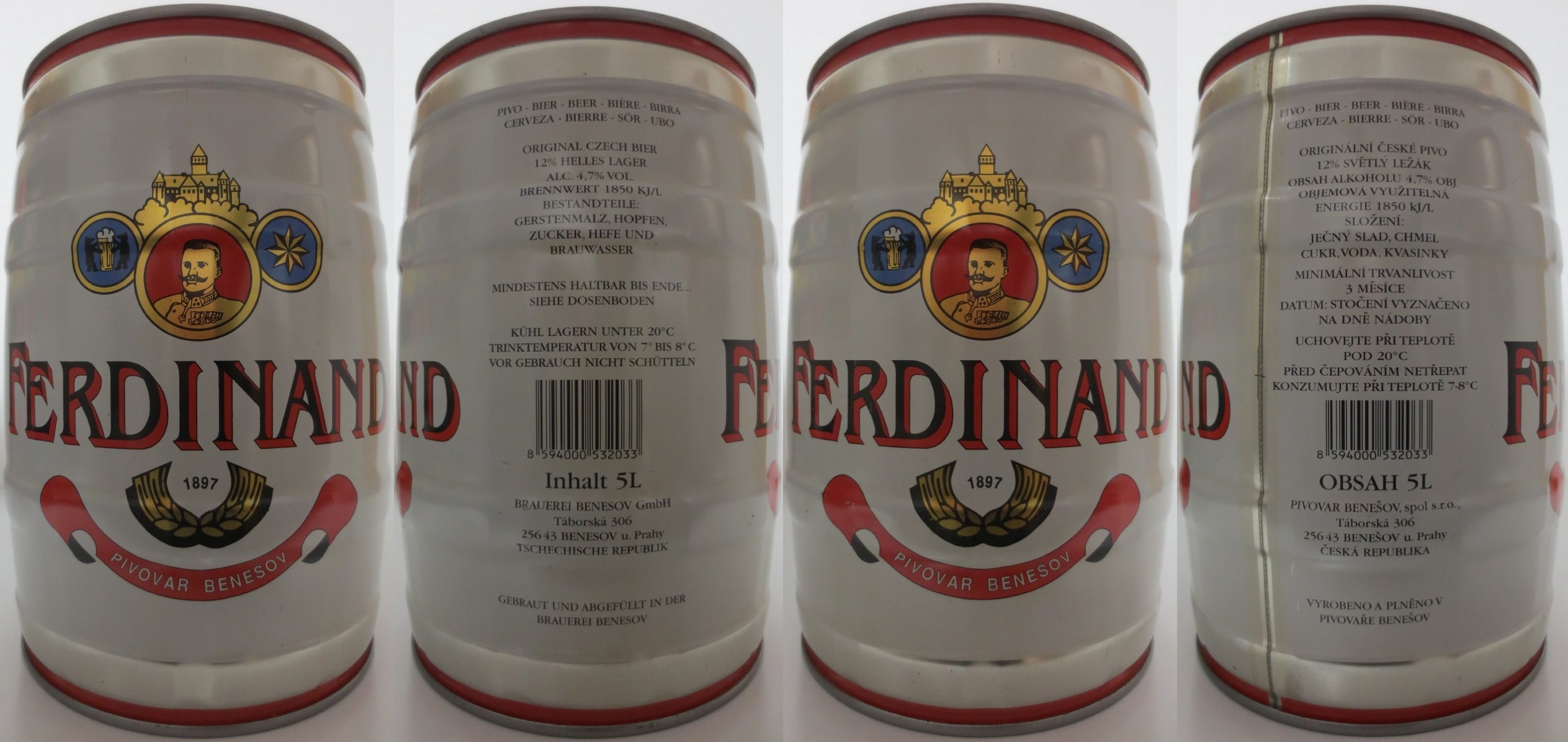 FERDINAND PIVOVAR BENEŠOV (5L) č.1