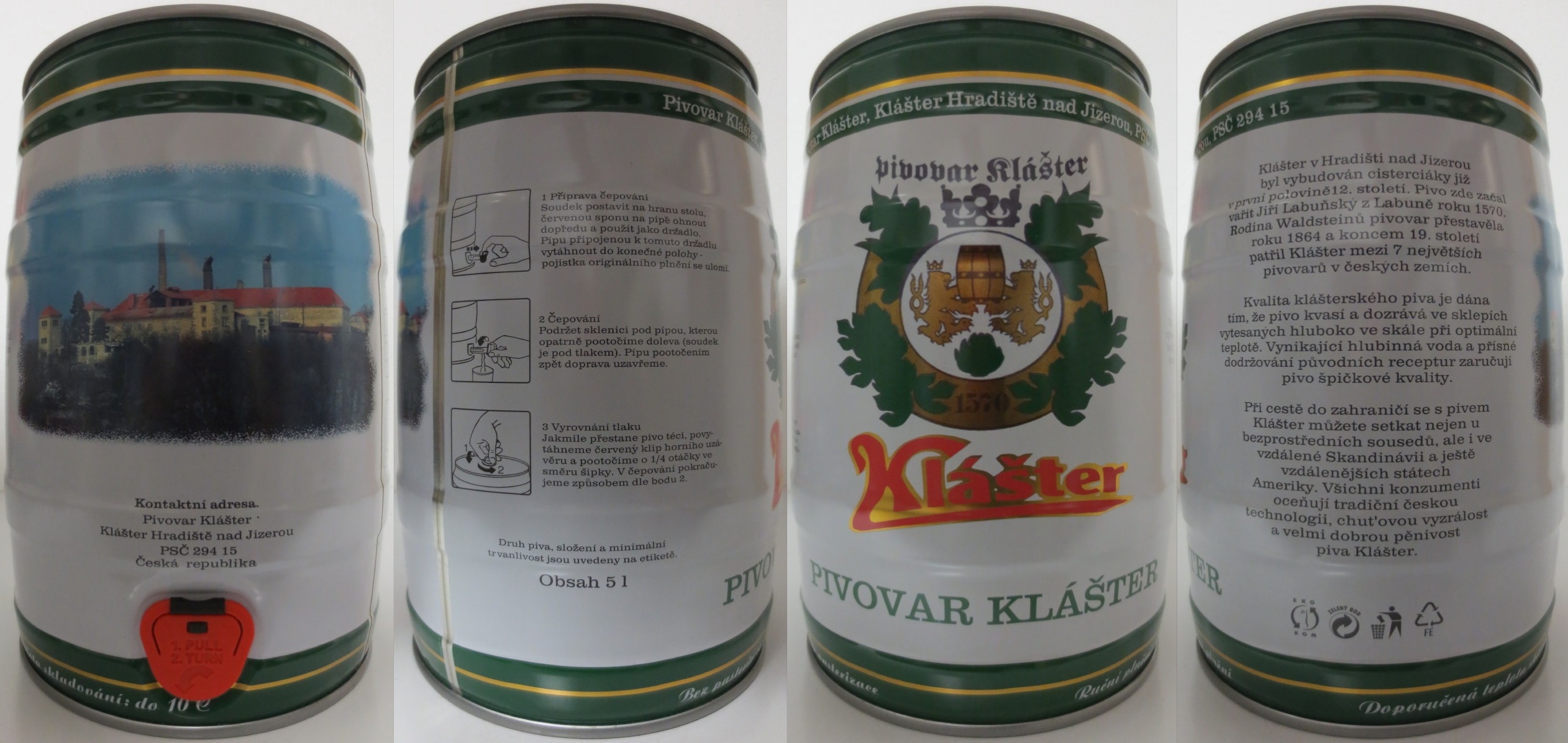 Klášter PIVOVAR KLÁŠTER (5L) č.1