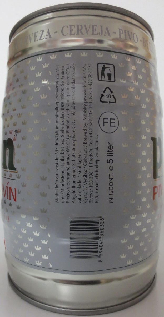 platan PIVO PROTIVÍN 