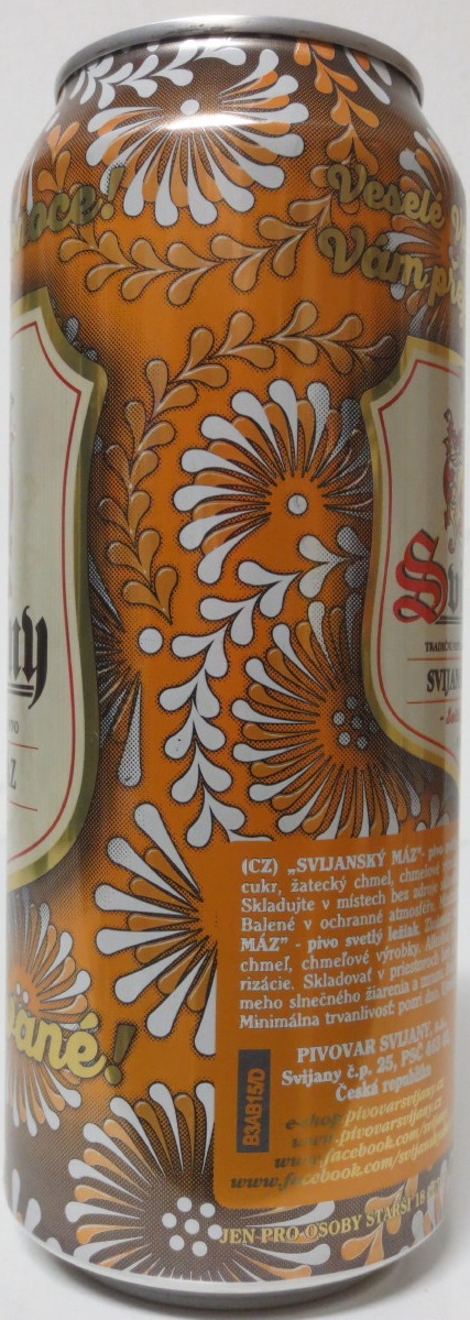 Svijany Nepasterizované Veselé Velikonoce (50cl) (B/O) hnědá