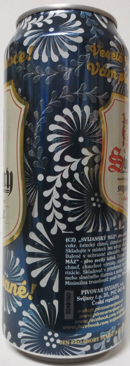 Svijany Nepasterizované Veselé Velikonoce (50cl) (B/O) modrá