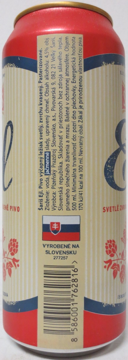 ŠARIŠ Ejl (50cl) (B/O)