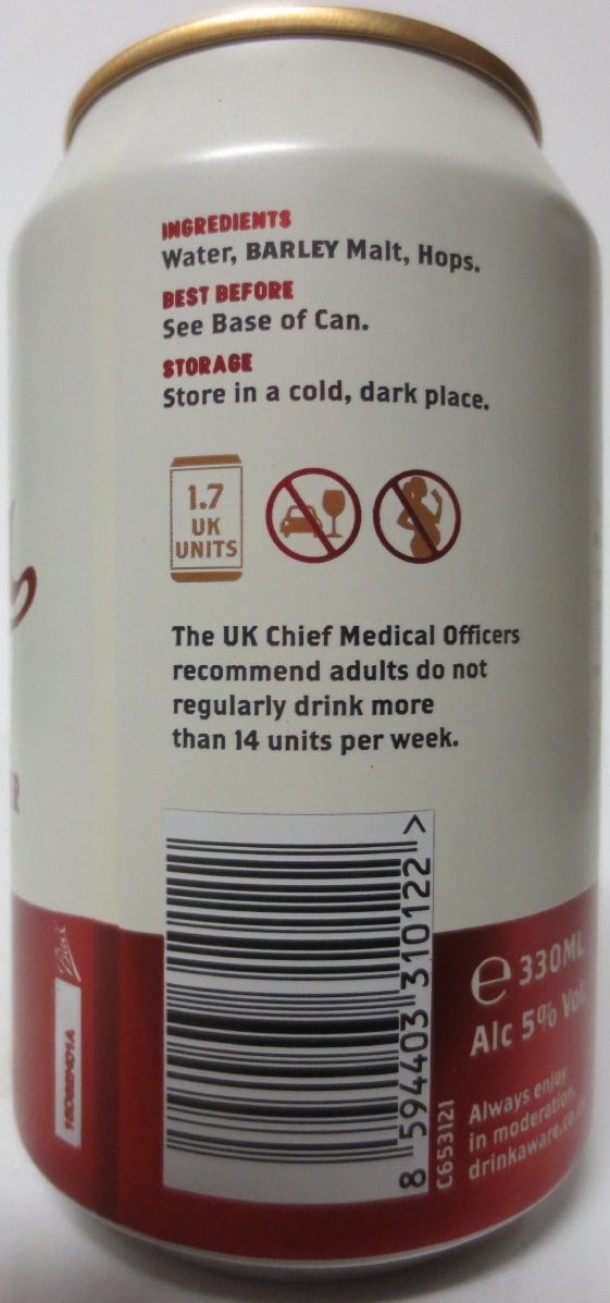 Budvar ORIGINAL CZECH LAGER 5% (UK) (33cl) (B/O) č.1