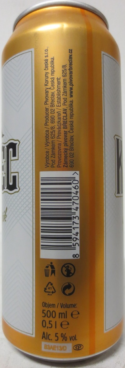 KANEC Poctivý ležák 12° PREMIUM (50cl) (B/O)