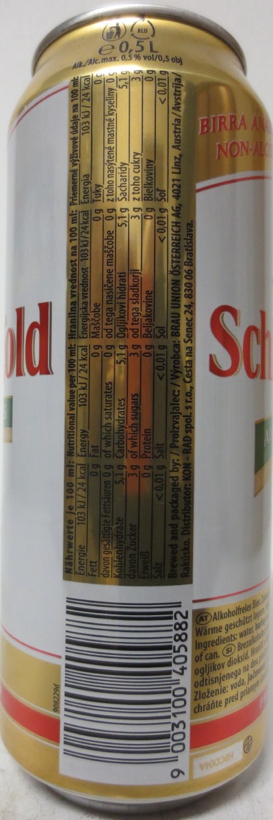 Schlossgold ALKOHOLFREIES BIER (50cl) (B/O)