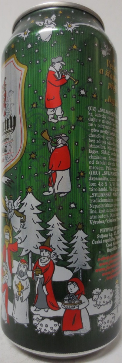 Svijany VÁNOČNÍ MÁZ Světlý ležák (50cl) (B/O)