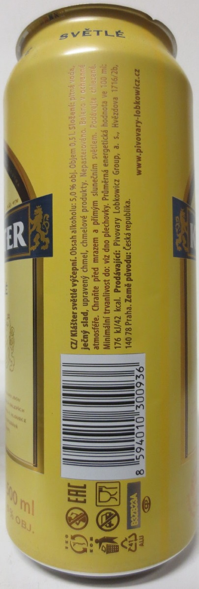KLÁŠTER SVĚTLÉ (50cl)