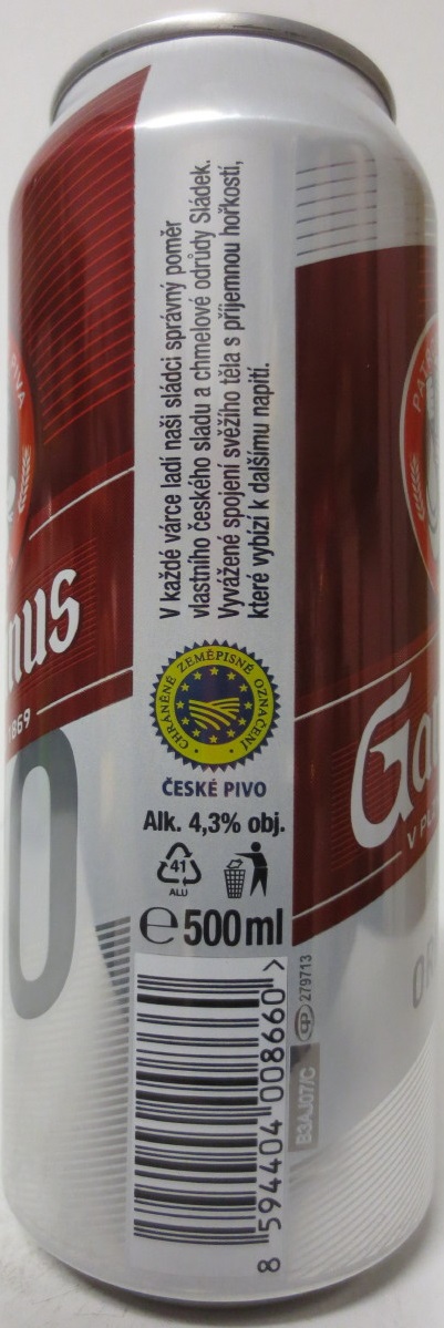 Gambrinus ORIGINÁL 10 (50cl) (B/O) č.1 (CZ)