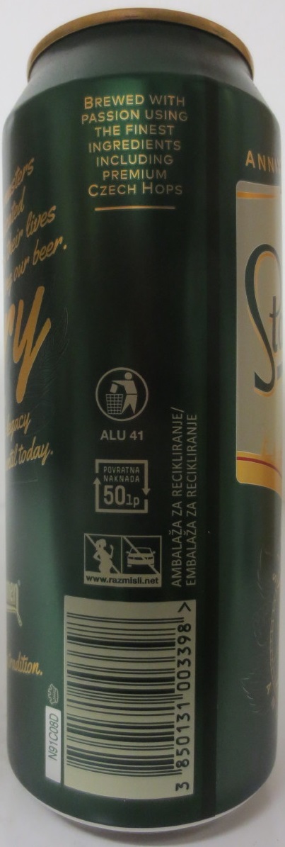 Staropramen EST. IN PRAGUE ANNIVERSARY EDITION 150 every (50cl) (B/O) č.2/4