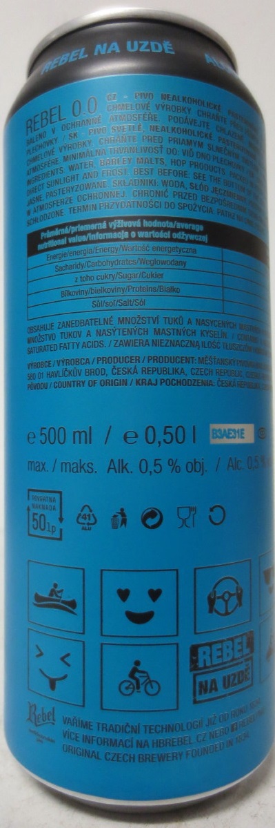 Rebel 0,0 (50cl) (B/O) č.1