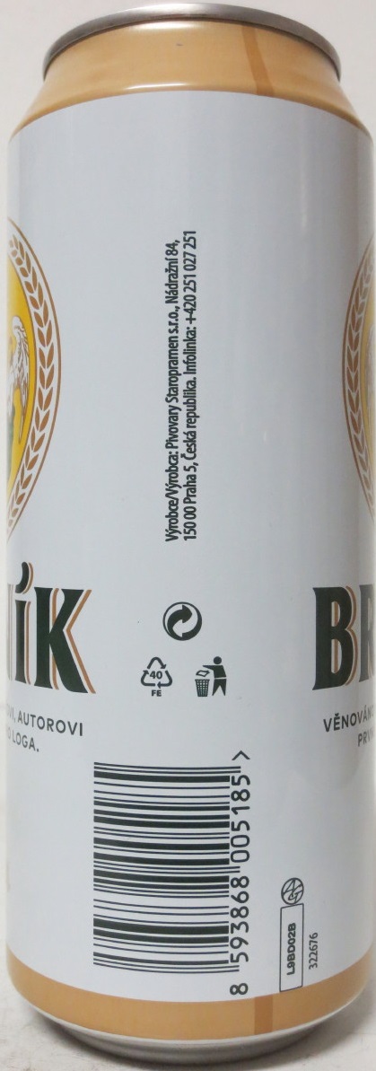 BRANÍK 10 Alk. 4,5% obj. (CZ) (50cl) (B/O) č.1