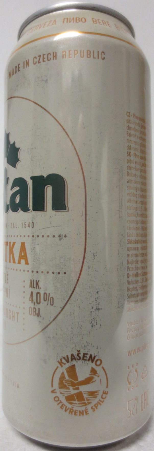 Platan DESÍTKA SVĚTLÉ VÝČEPNÍ PALE DRAUGHT BEER (50cl) (B/O) č.1