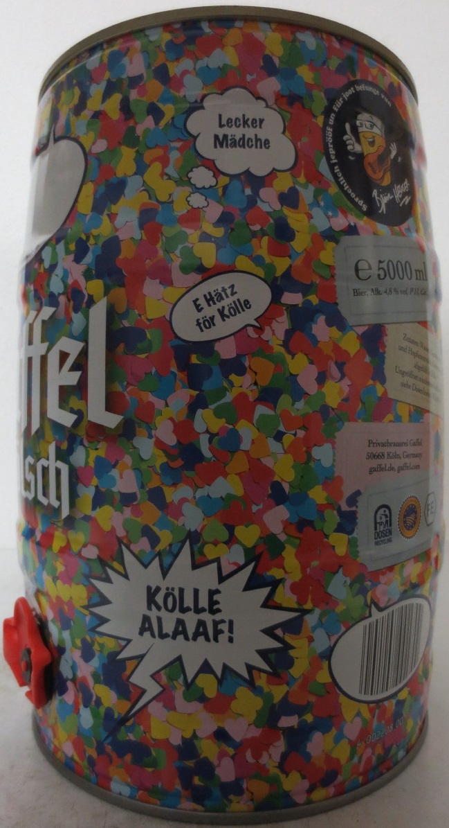 Gaffel kölsch KÖLLE ALAAF! (5L) Nr.1
