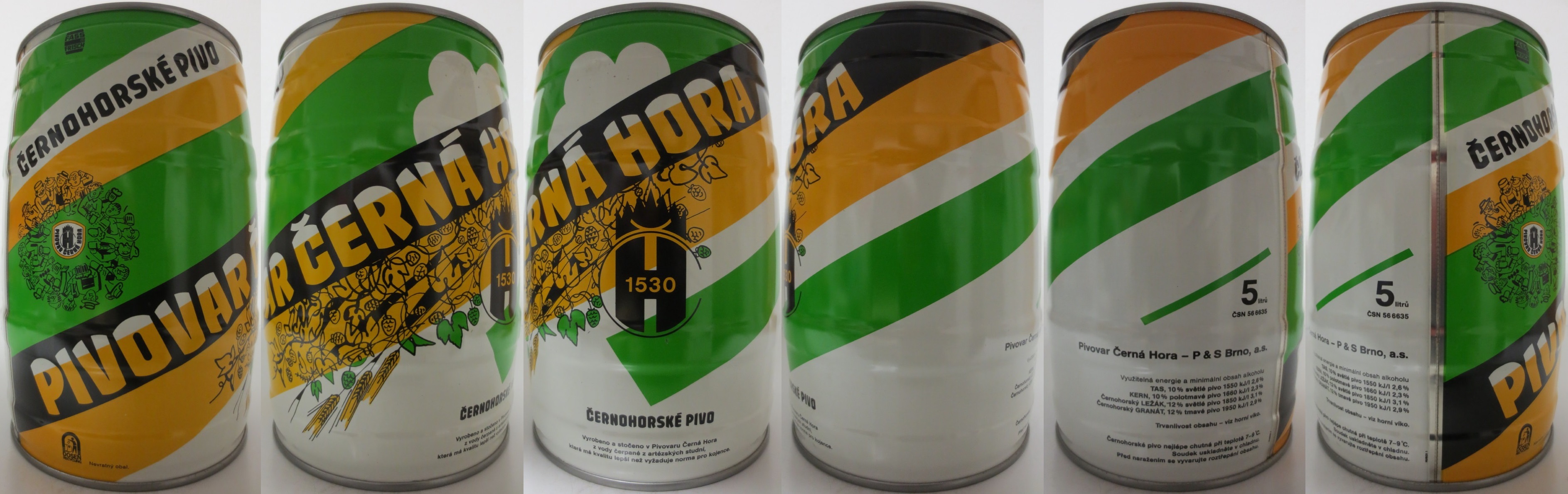 ČERNOHORSKÉ PIVO PIVOVAR ČERNÁ HORA (5L) č.1