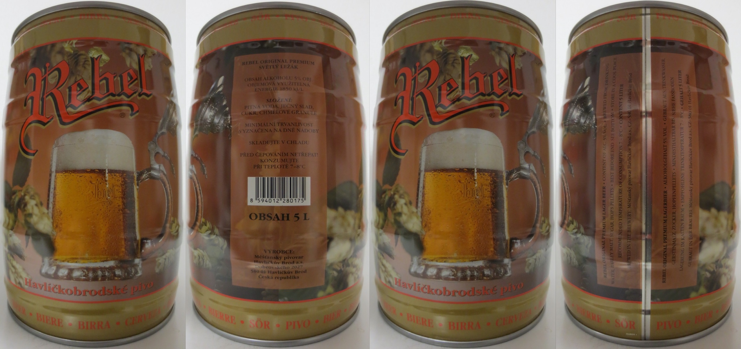 Rebel Havlíčkobrodské pivo (5L) č.2