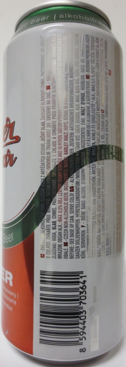 Budweiser Budvar B:FREE (50cl) (B/O)