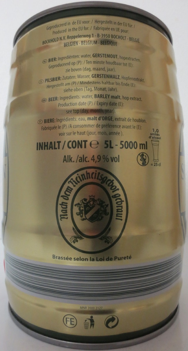 SCHULTEN BRÄU Feinherb Edelpils (5L) Nr.1