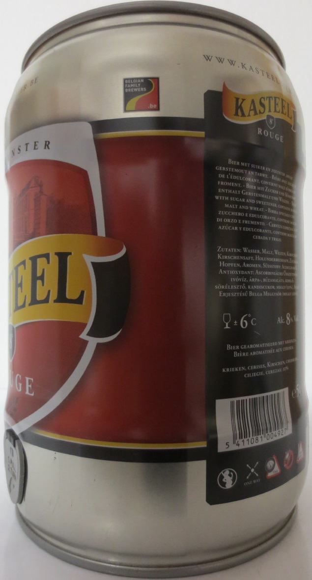 KASTEEL 8° ROUGE (5L) Nr.1