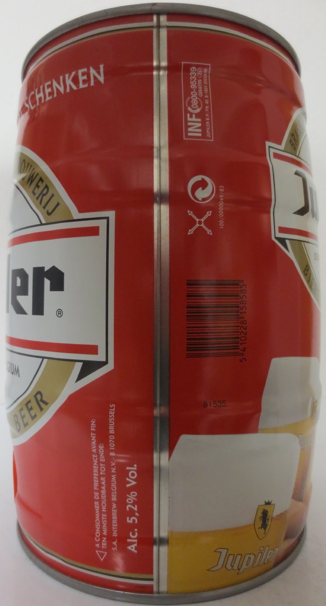 Jupiler BREWED IN BELGIUM (5L) Nr.3
