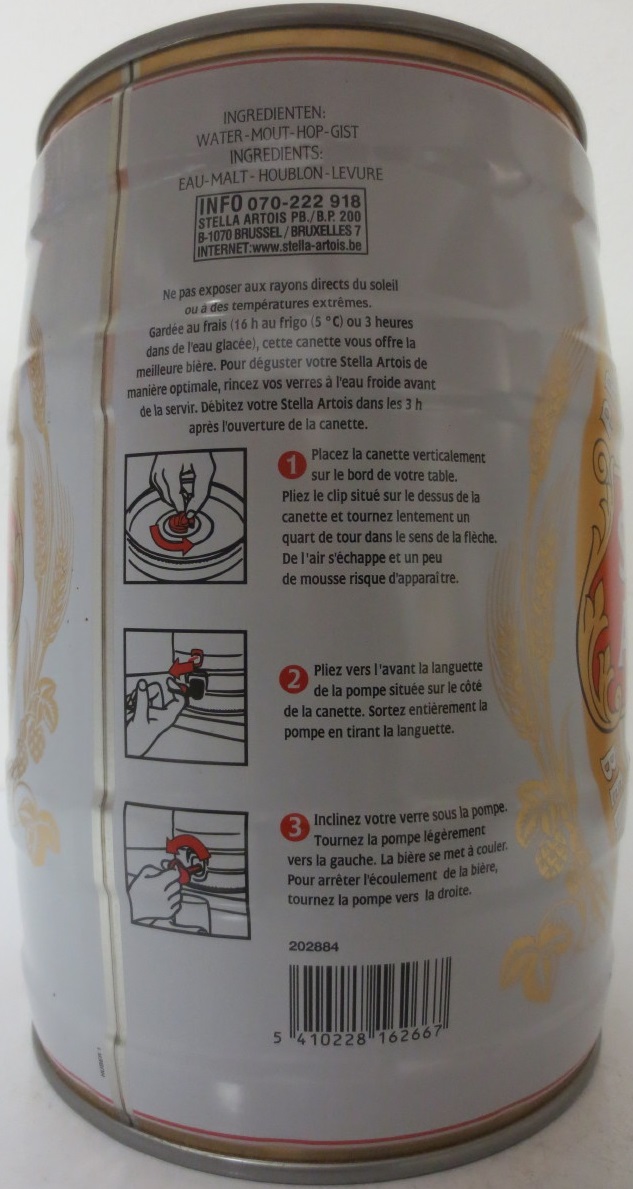 STELLA ARTOIS LEUVEN (5L) Nr.1