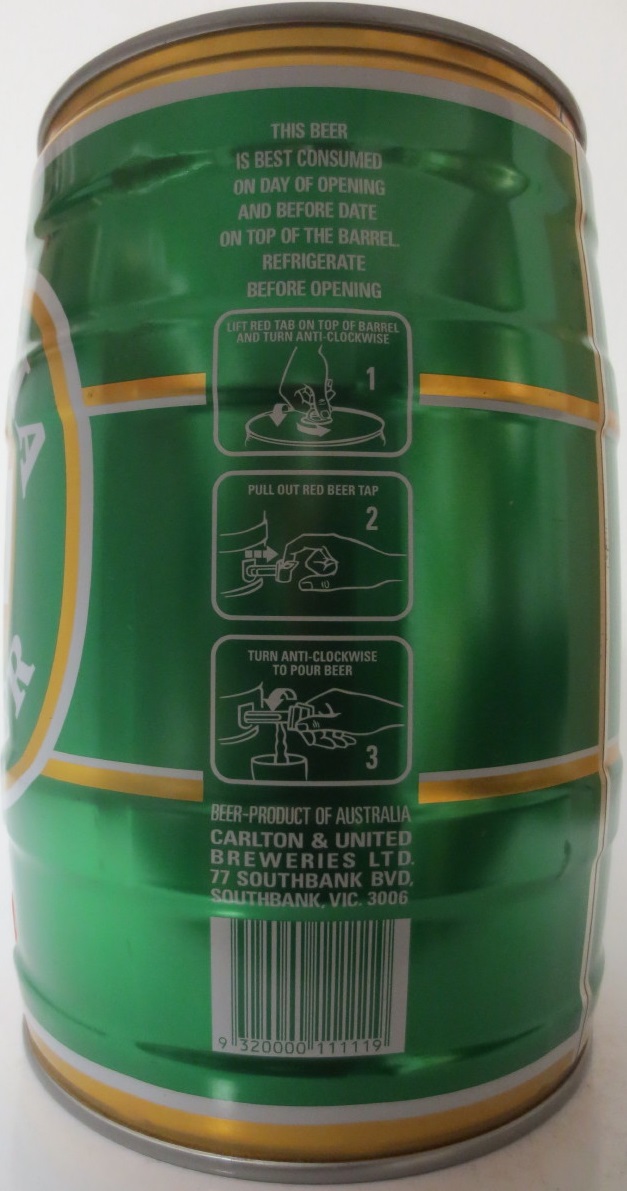 VICTORIA BITTER 5 LITRES (5L) Nr.1 