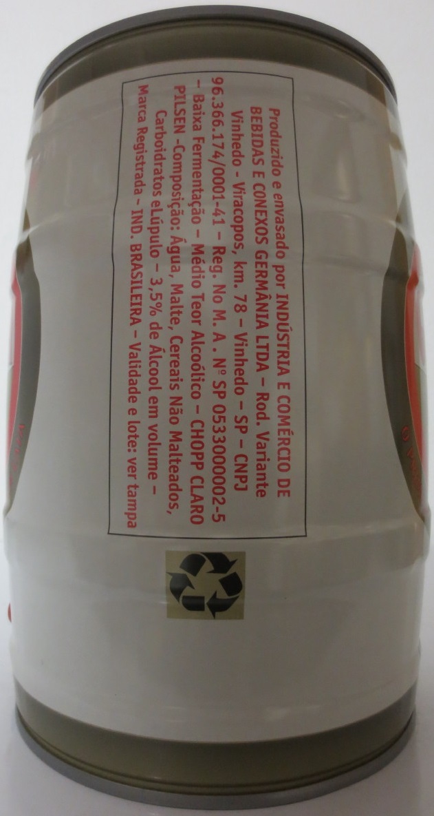 CHOPP GERMANIA PILSEN (5L) Nr.1 