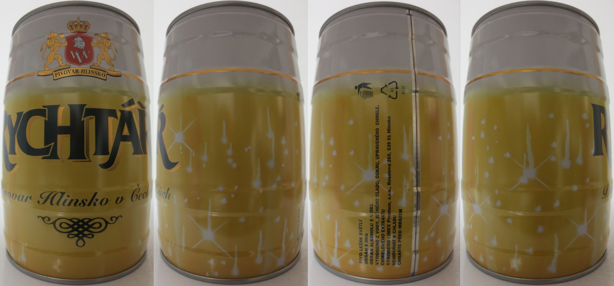 RYCHTÁŘ Pivovar Hlinsko v Čechách (5L) č.1 