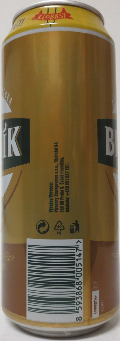 BRANÍK Alk. 5,0% obj. LEŽÁK KLOBÁSY JSOU ZPĚT 2020 (CZ) (50cl) (B/O) č.1