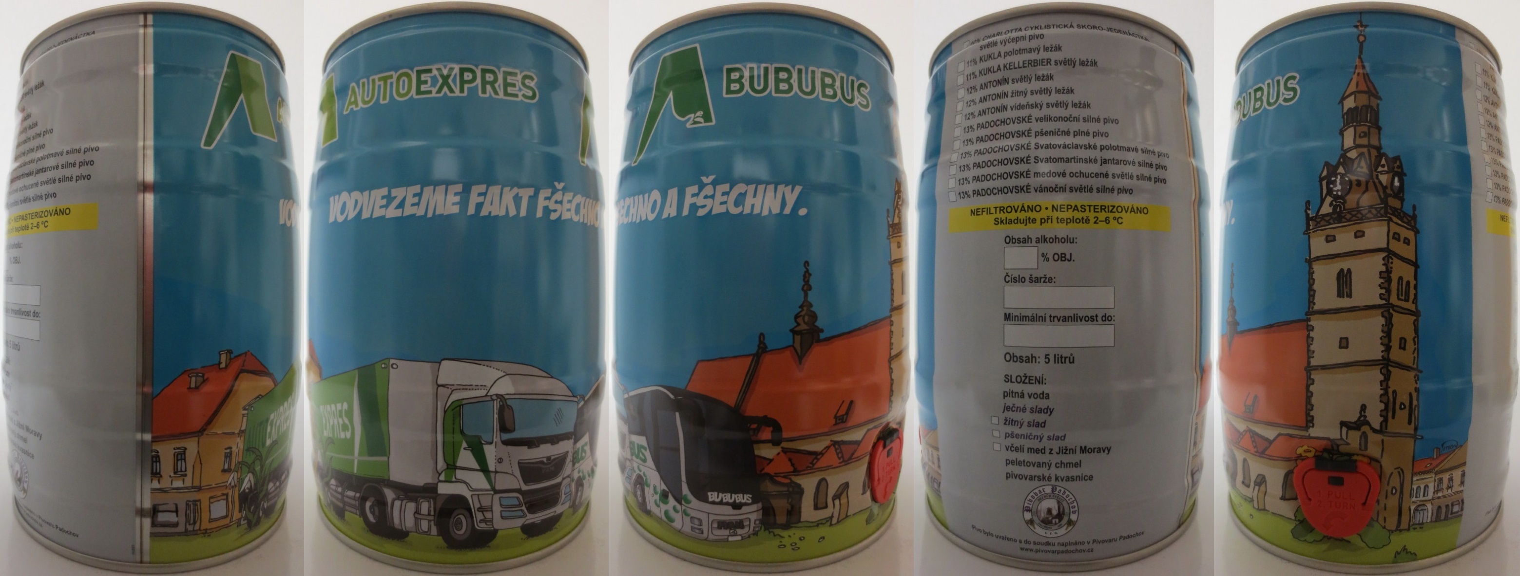 AUTOEXPRES BUBUBUS VODVEZEME FAKT FŠECHNO A FŠECHNY (5L) č.1