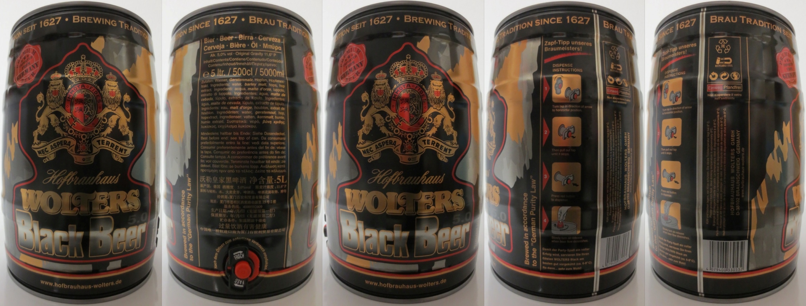 WOLTERS Black Beer (5L) Nr.1