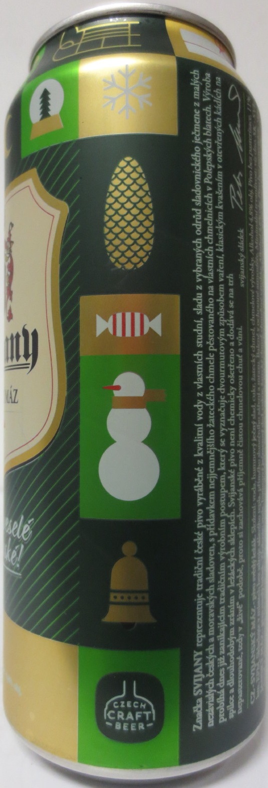 Svijany SVIJANSKÝ MÁZ šťastné, veslé a Svijanské! (0,5L) (B/O)