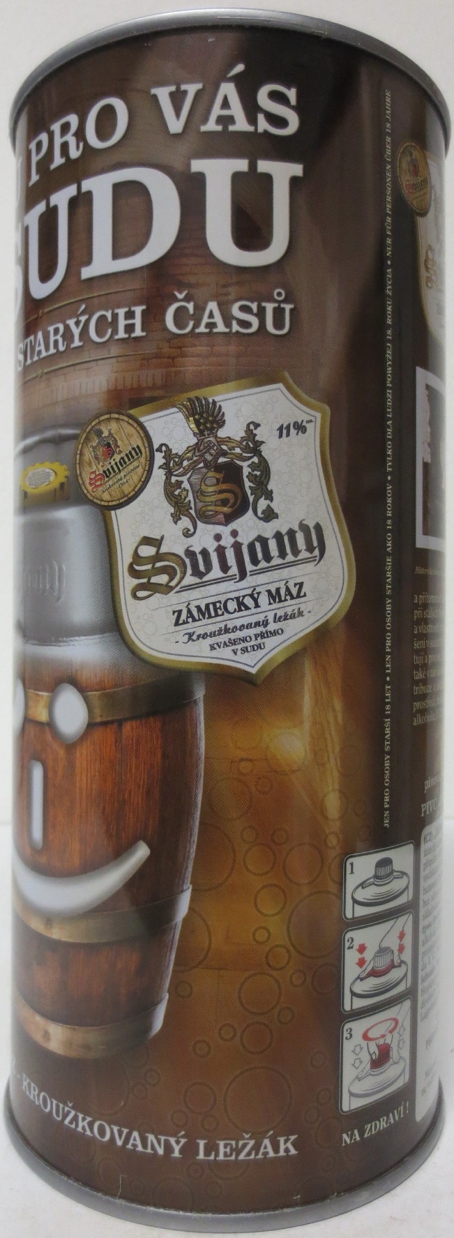 Svijany ZÁMECKÝ MÁZ ZRAJU PRO VÁS V SUDU JAKO ZA STARÝCH ČASŮ (200cl) č.2