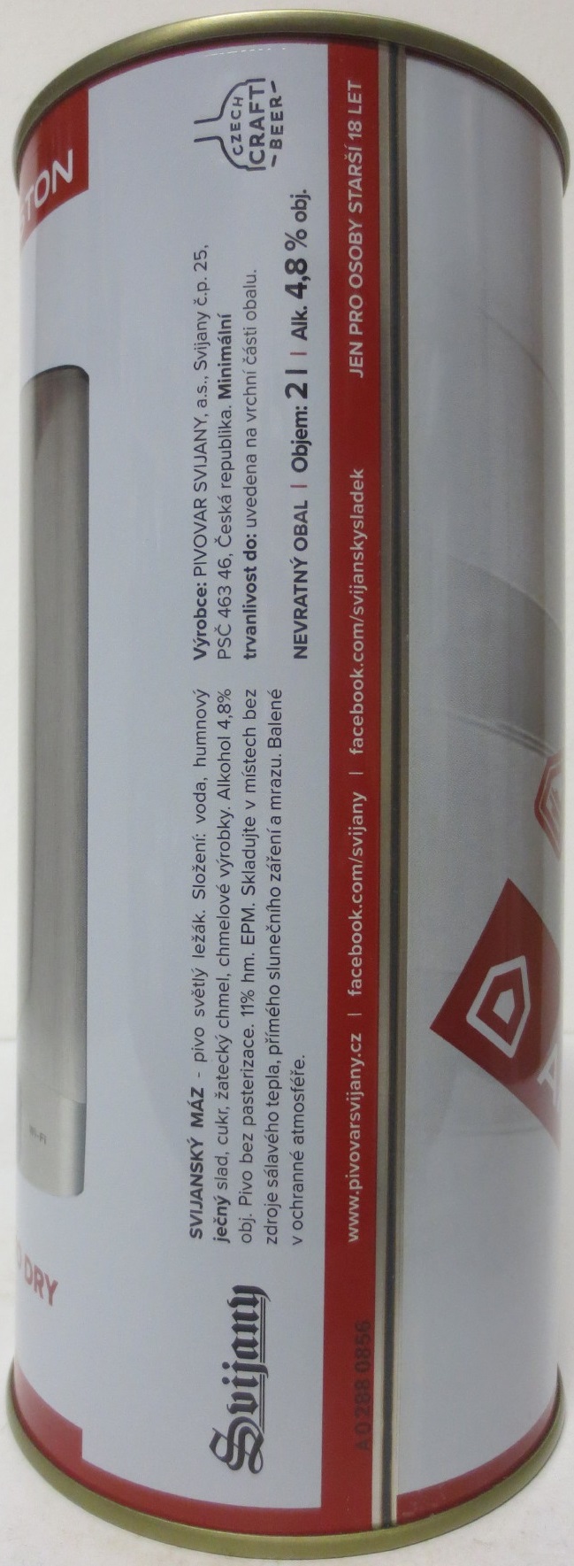 Svijany SVIJANSKÝ MÁZ ARISTON VELIS EVO DRY (200cl) č.1 